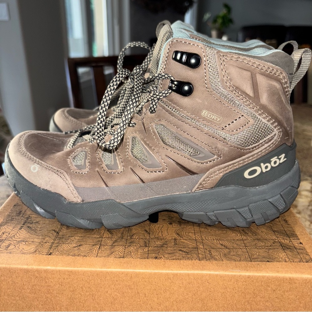 Oboz Women’s Brown Hiking Boots NEW IN BOX - Picture 5 of 14